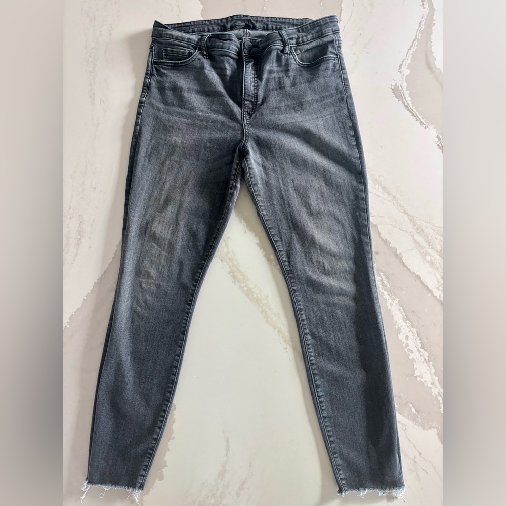 Kut from the Kloth Donna High Rise Charcoal Skinny Jeans